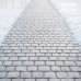 Tło fotograficzne – Zimowa brukowana ścieżka | 3656